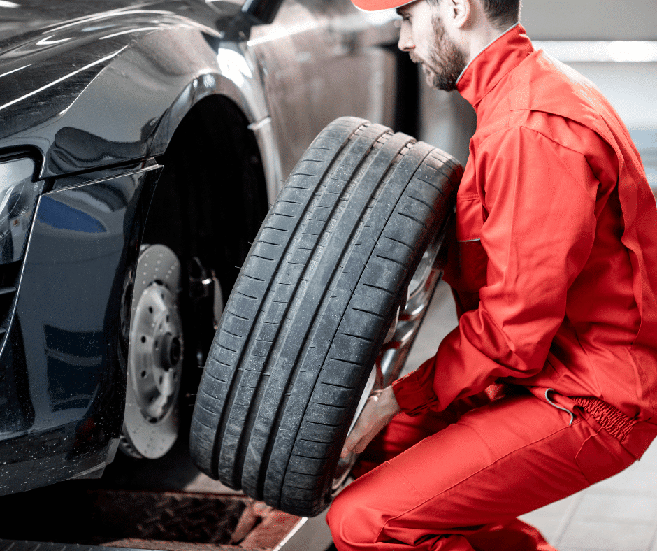 Mobile Tire Change In McDonough
